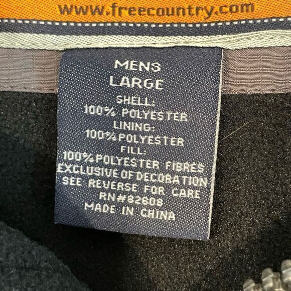 Free Country Gray Mountain Extreme Series Water Resistant Jacket Coat Size Large - Picture 4 of 7